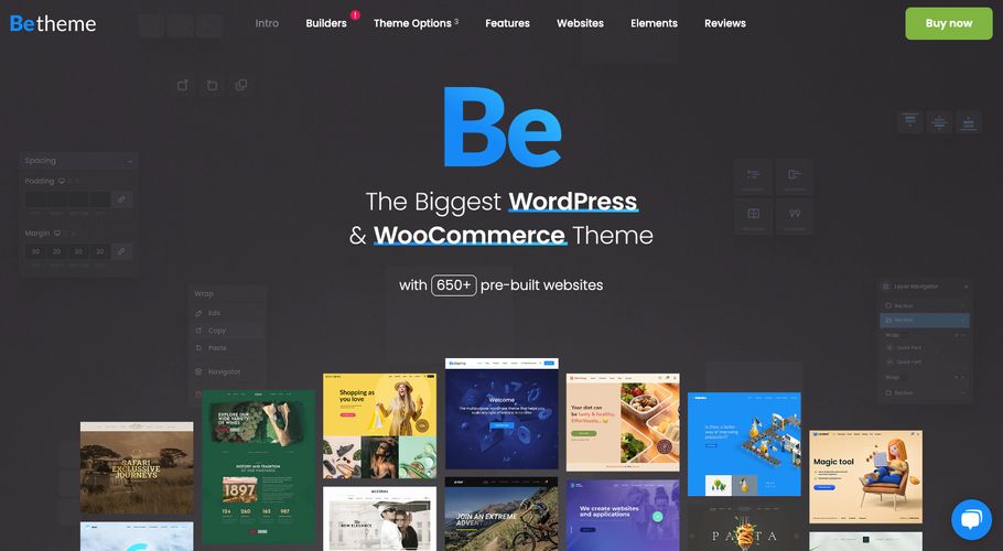 BeTheme for WordPress & WooCommerce. Image source: muffingroup.com