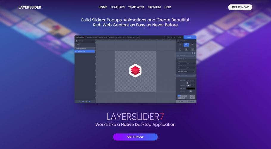 LayerSlider, website slider builder software. Image source: layerslider.com